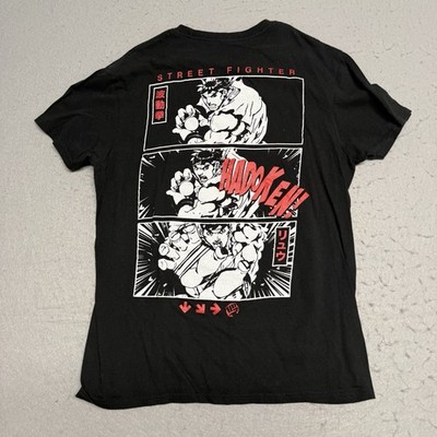 Street Fighter Shirt Teen Size Med Ryu HadouKen Capcom Vintage Video Game
