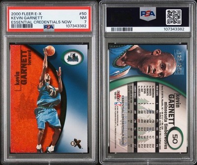 KEVIN GARNETT 2000-01 Fleer E-X #50 Essential Credentials Now 122 