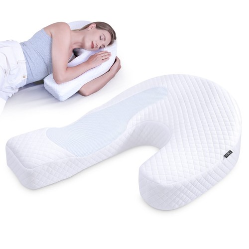 Side Sleeper Pillows for Adults, Memory Foam U Shaped Pillows for Neck and Sh...