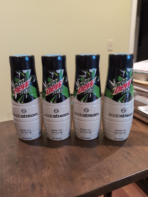 4-Pack SodaStream 14.9 Oz. Mtn. Dew Zero Sparkling Mix 1924231010 Exp 2/2025