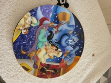 Disney Collectable Plates Aladdin and Jasmine Limited Edition 1992 Perfect Cond