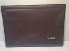 Archivo de carpeta de cuero Volt vintage