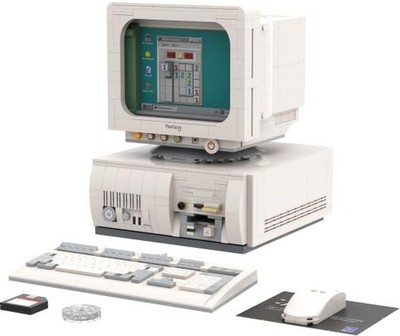 Pantasy Joyside Series Retro Computer (1634 Pieces)