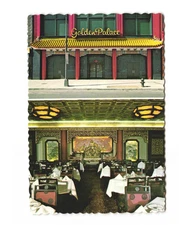 Golden Palace Restaurant Washington DC vintage postcard unposted