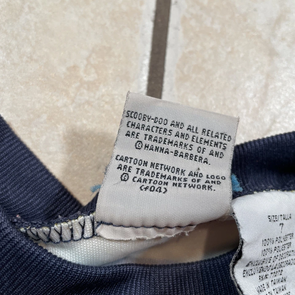 Vintage Scooby-Doo Cartoon Network Wear R U? AOP Shirt Long Sleeve Size 7 Sports - Image 3 of 4