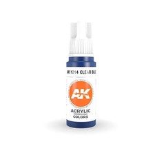 AK Interactive 17ml Bottle Clear Blue 3rd Gen Acrylic Paint AK11214