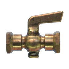 1/4" NPT Lever Handle  Brass Drain Pet Cock Valve Gas Air Engines Motor AC59