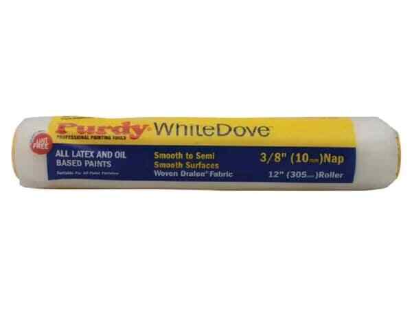 Purdy 12"" Paint Roller Sleeve, White Dove, 3/8"" Nap, All Paints, Smooth Surface