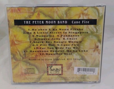 The Peter Moon Band CD Cane Fire Hawaiian Contemporary Music