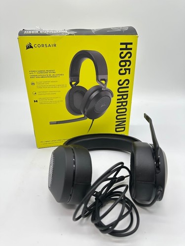 CORSAIR - HS65 SURROUND Wired Gaming Headset for PC, PS5, and PS4 - Black=READ=