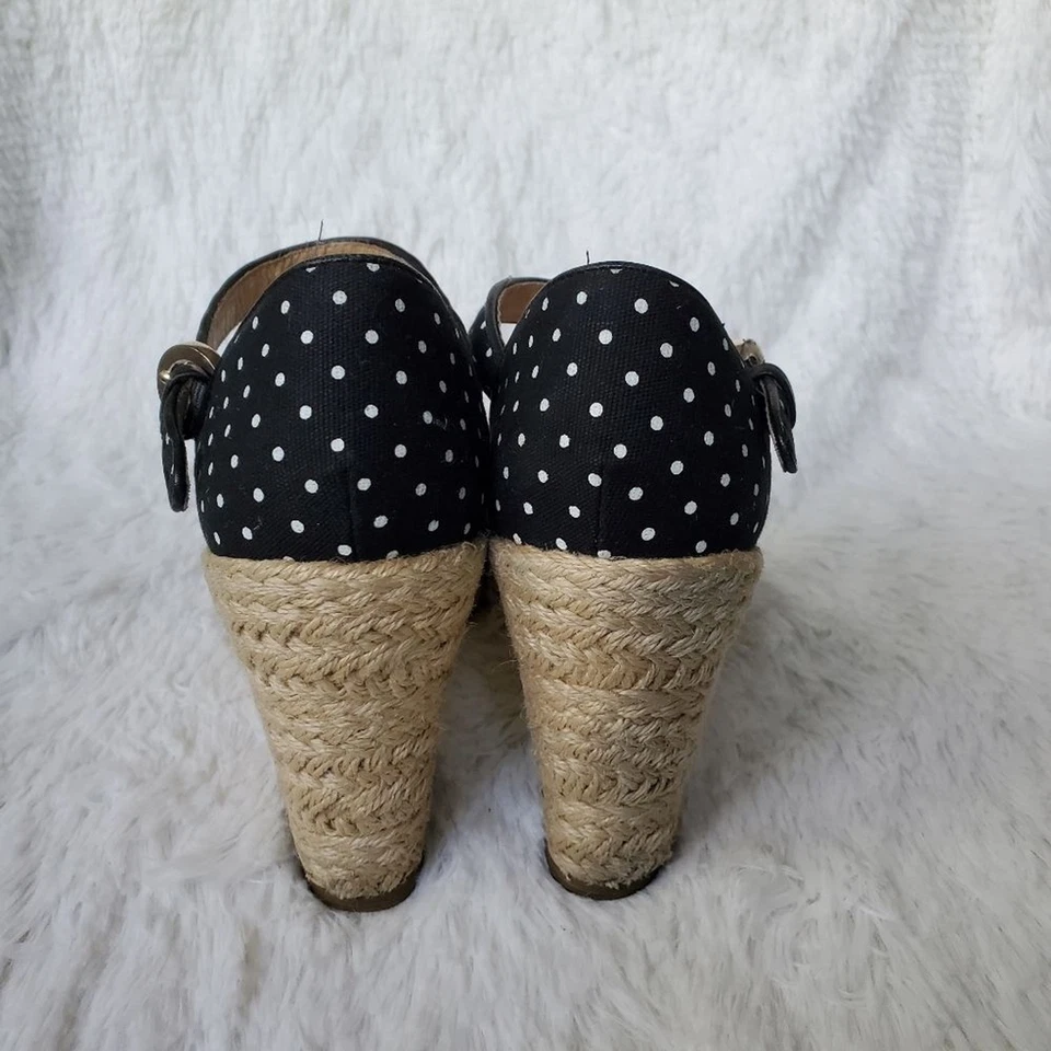 Anilhas espadrille pretas bolinhas Michael Kors - Imagem 4 de 4