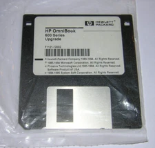 HP OmniBook 600C BIOS 3.22 + Windows 3.1 Drivers Update Floppy Diskette (1994)