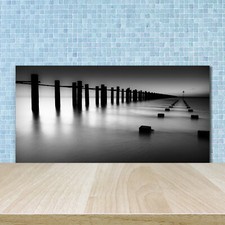 Tulup Kitchen Glass Splashback 100x50 Thames breakwater