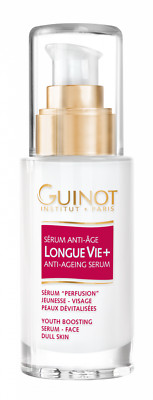 Guinot Longue Vie + anti-Ageing Serum Pump tube 30ml Made in France -