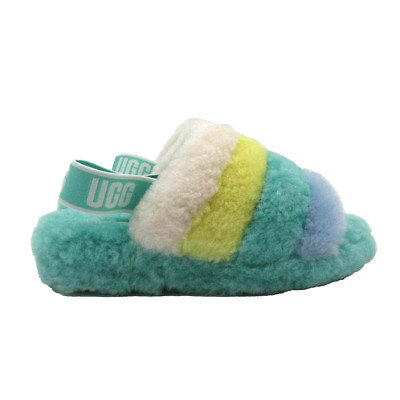 UGG FLUFF YEAH SLIDE PLATFORM SANDAL SLIPPERS SZ 11