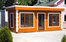 Bürocontainer Pavillon Imbisscontainer Kiosk Verkaufsraum Geschäftsraum