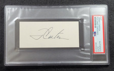 Rare JIMMY CARTER Signed Cut Signature-39th US PRESIDENT-PSA Encapsulated