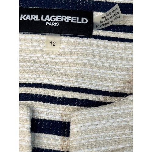 Karl Lagerfeld Tweed Jacket Womens Size 12 Business Casual Career Office - Picture 6 of 6
