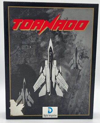 Tornado PC Big Box Spiel 3,5 Disc Digital Integration 1993 PC Simulator Vintage