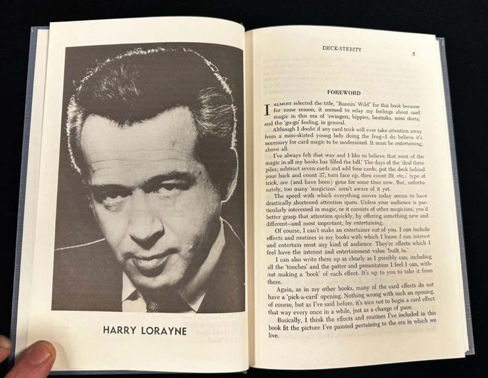 Deck-Sterity by Harry Lorayne Must Have For Any Magician Hardbound-sealed - Image 4 of 4