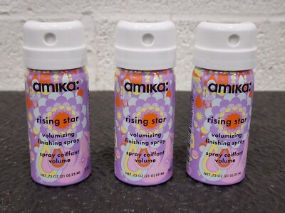 AMIKA RISING STAR VOLUMIZING FINISHING SPRAY (.75OZ/21G) TRAVEL SIZE 3X NEW