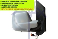 SPECCHIO SPECCHIETTO RETROVISORE ELETTRICO DESTRO PER OPEL ZAFIRA LIFE DAL 2019