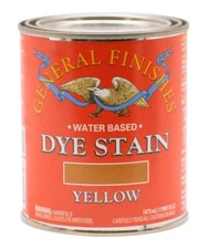 General Finishes Water Based Dye 1 Pint Yellow