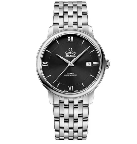 Relojes de pulsera de plata de acero inoxidable OMEGA