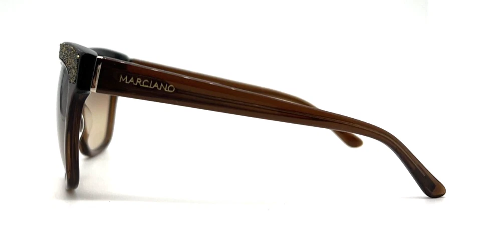 GAFAS DE SOL AUTÉNTICAS GGUESS BY MARCIANO GM729 50F MARRÓN OSCURO BRILLO 57 - 15 Foto 3 de 4