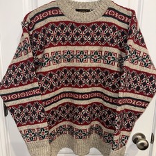 Vintage 1980s Eddie Bauer Wool Knit Sweater