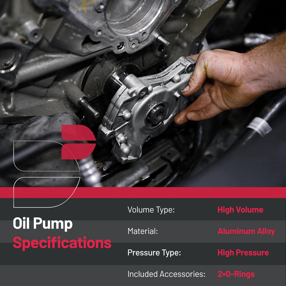 M295 Oil Pump Melling For Chevrolet Silverado1500 GMC Cadillac 5.3L 5.7L 4.8L Foto 3 de 4