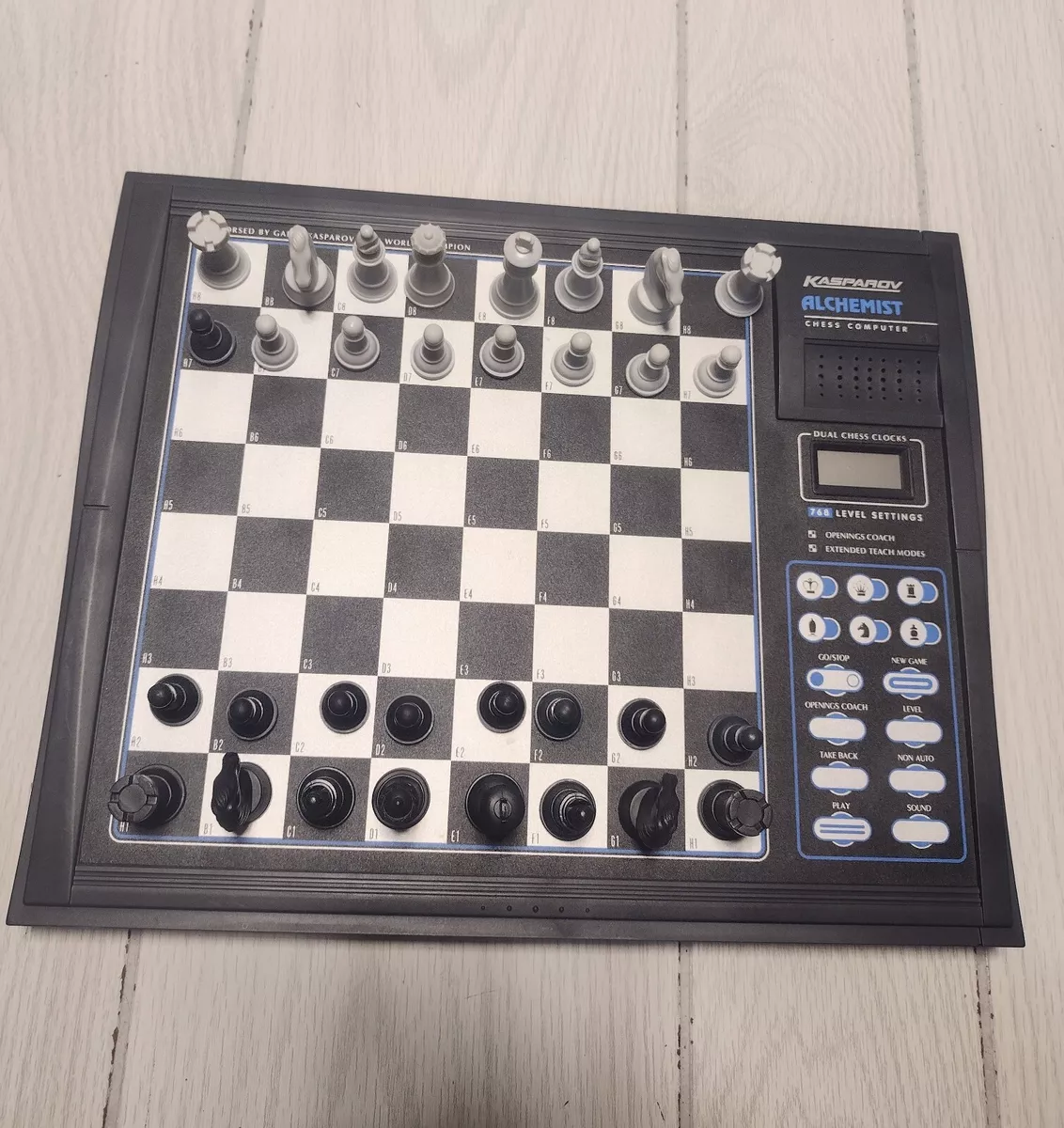 VINTAGE KASPAROV ALCHEMIST CHESS COMPUTER ~ ELECTRONIC CHESS SET ~ COMPLETE