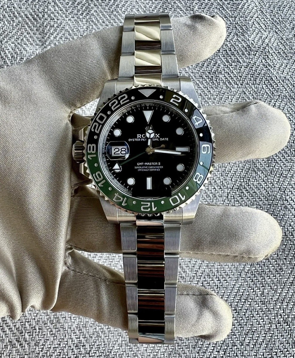 2024 Rolex GMT-Master II 126720VTNR Left Handed Black and Green