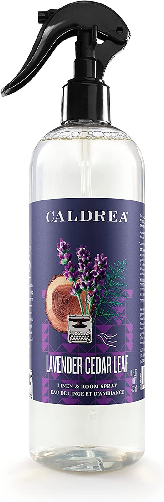 Caldrea Linen And Room Spray Air Freshener, Made With Essential Oils, Plant-Deri