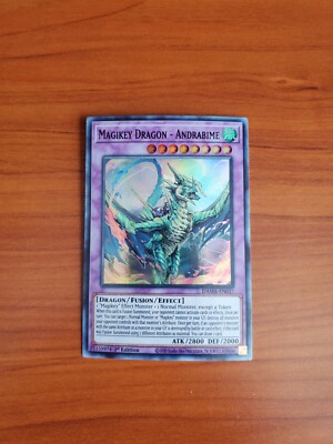 Carta Magikey Dragon - Andrabime - DAMA-EN037 - Súper Rara - 1ª Edición, Juego Yu-Gi-Oh!
