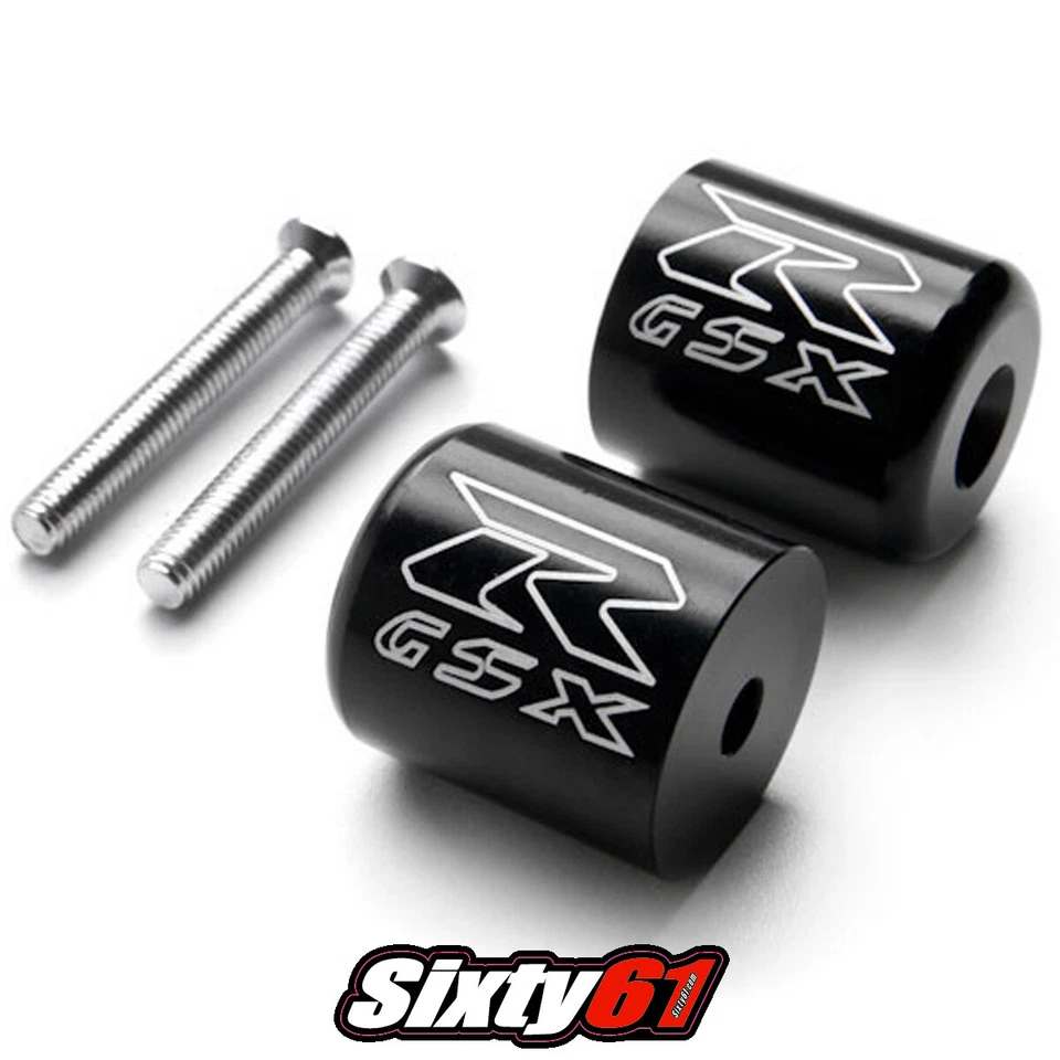 Suzuki GSXR 600 750 Grips Comfort Black Engraved with Bar Ends 1999-2024 2025 - Изображение 2 из 2