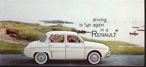 1959 Renault Dauphine US Market Small Format Vintage Car Sales Brochure Original - Picture 1 of 4