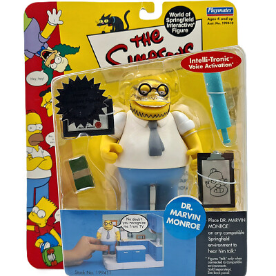 DR. MARVIN MONROE FIGURE THE SIMPSONS 2002 SERIES 10 PLAYMATES TOYS OVP TV NEU