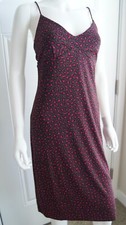 Banana Republic 2020 Brown & Pink Cheetah Print Back Tie Stretch Dress SZ S
