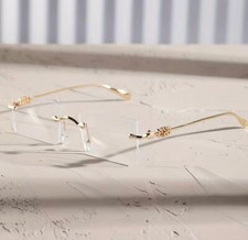 Men's Metal Rimless Versatile Glasses