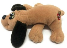 POUND PUPPIES 7" Light Brown with Dark Long Brown Ears 1985 Tonka Plush Figure