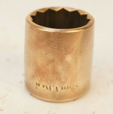 12pt 1 1 8 Berylco Non Sparking Beryllium Copper Safety Socket Usa Brass W273 Ebay