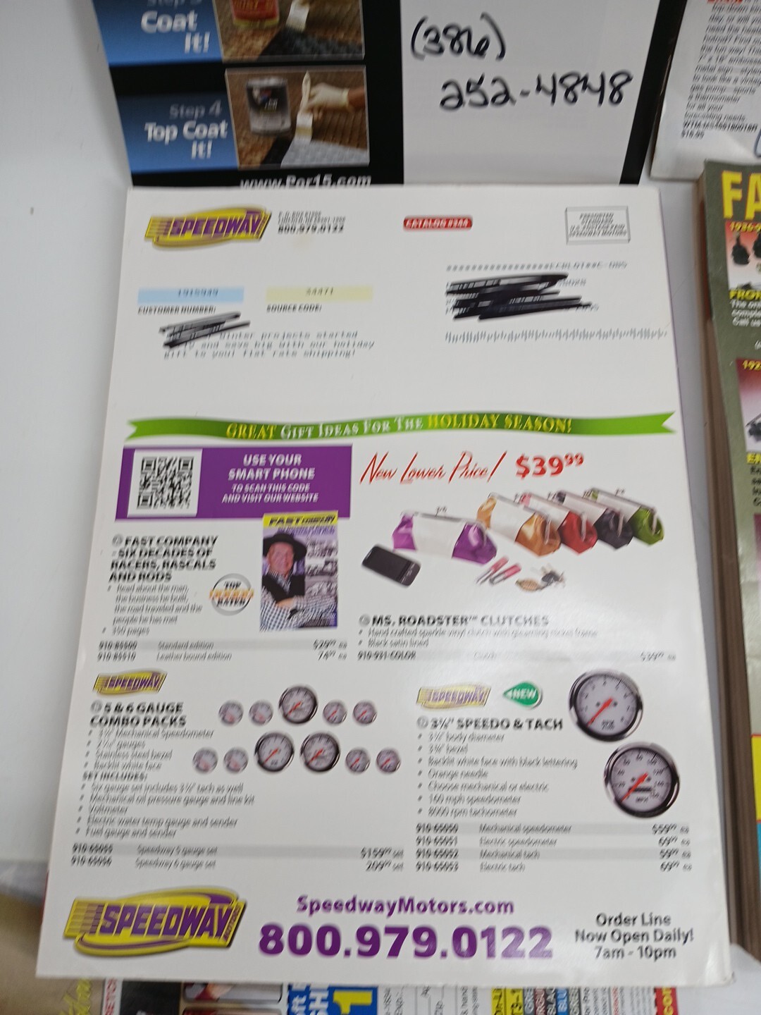 (Lot Of 6) Vintage Books Car Parts Props JEGS.com Classic Cars Hot Rod Magazine 