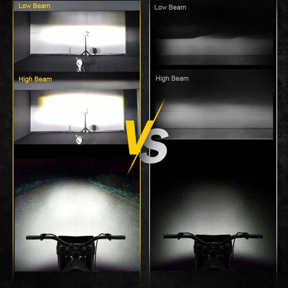 For Husaberg 09-14 FE 250 350 450 TE 125 250 300 LED Headlight Head lamp w/ DRL - Image 3 of 4