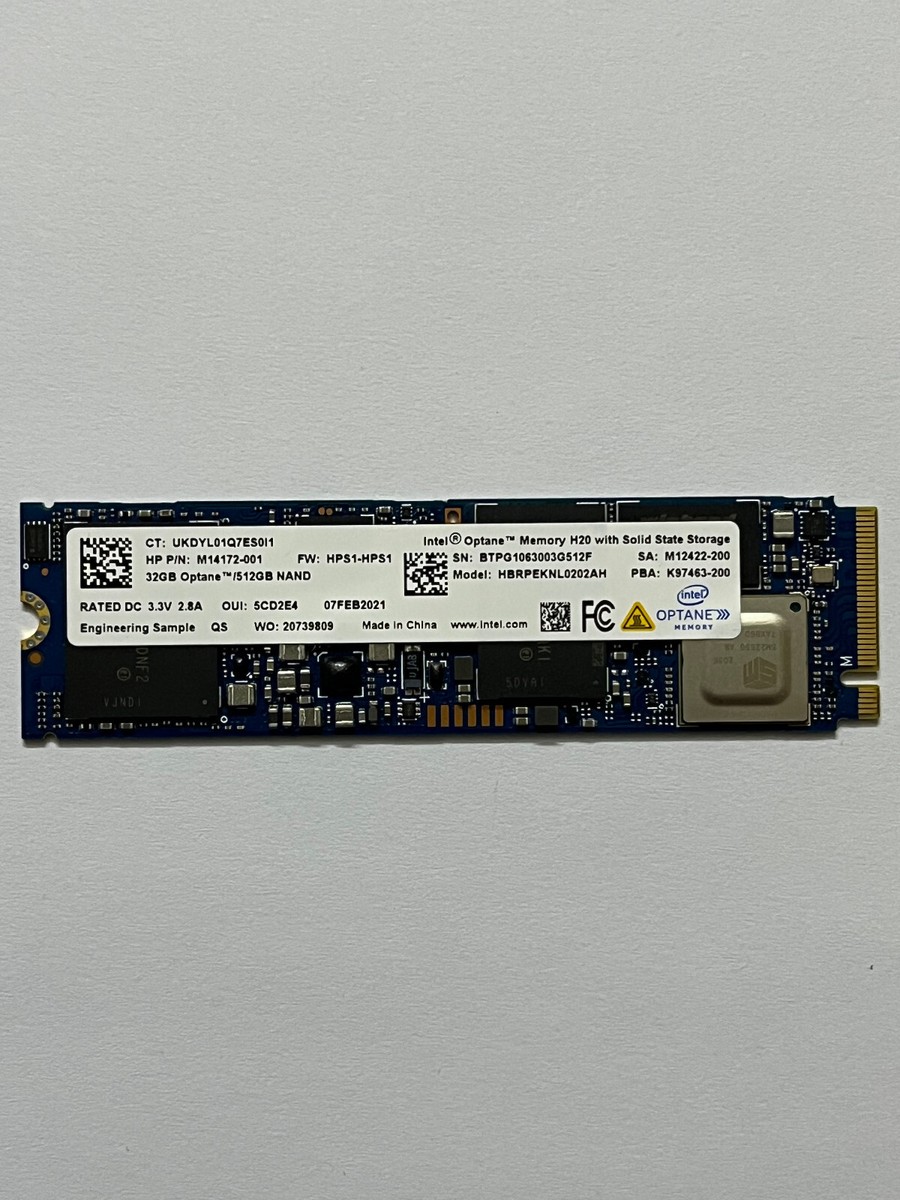 Intel Optane Memory H20 HBRPEKNL0202AH 512GB M.2 2280 NVME Intel Optane Memory H20 HBRPEKNL0202AH 512GB M.2 2280 NVME