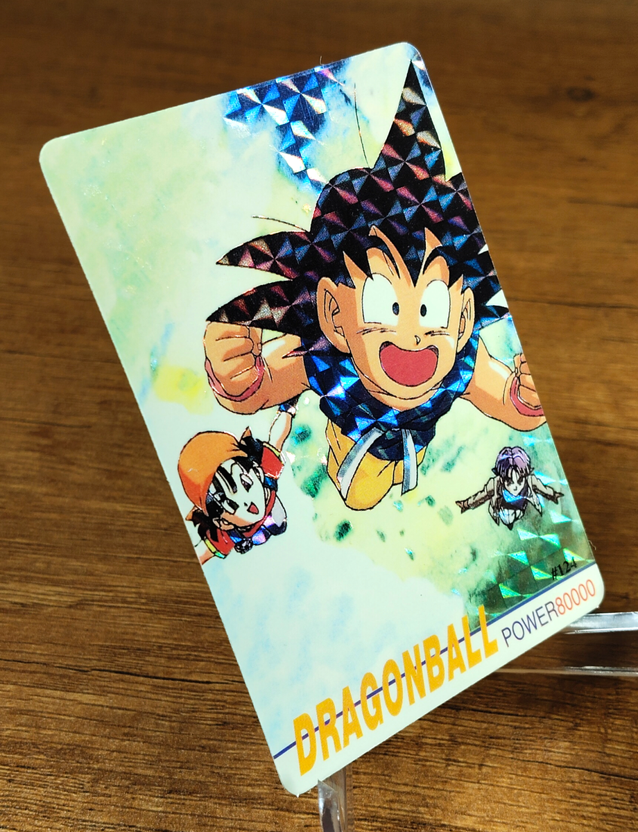 DRAGON BALL Z HOLOGRAPHIC CARD #124 - PERU, YEAR 1994 - 1995 | eBay