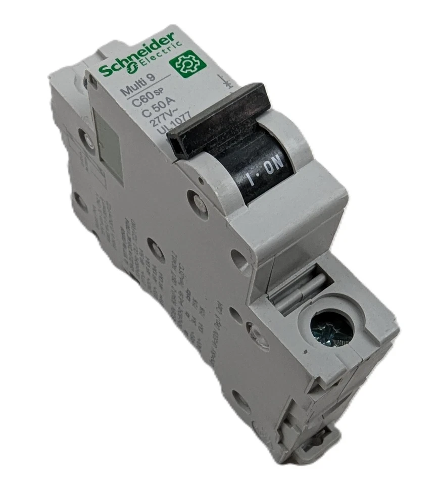 12 Schneider M9F22150 Circuit Breaker Thermomagnetic 50A 1P 277Vac C Curve NEW - Image 4 of 4