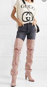 gucci canvas boots
