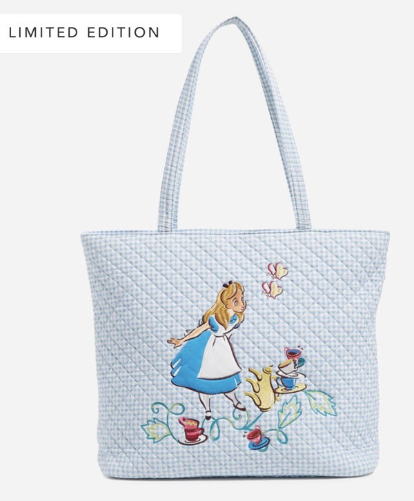 Vera Bradley Disney 100 Alice in Wonderland Vera Tote  display picture 3