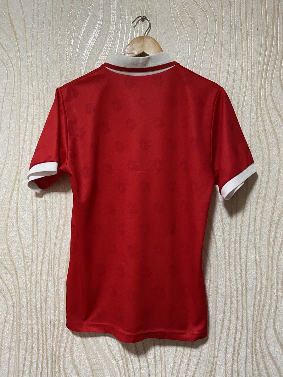 SWITZERLAND 1994 1996 HOME FOOTBALL SHIRT SOCCER JERSEY LOTTO sz S